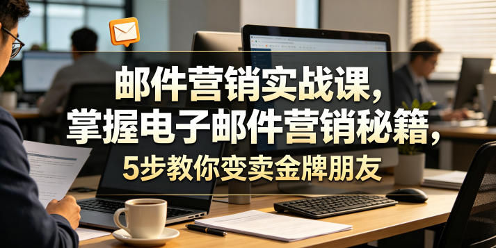 邮件营销实战课,掌握电子邮件营销秘籍,5步教你变卖金牌朋友【原创双语字幕】-小栈博客