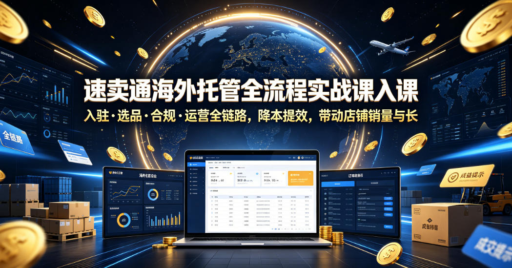 速卖通海外托管开店全攻略：合规入驻+爆款打造+销量翻倍技巧解析_趣客盟