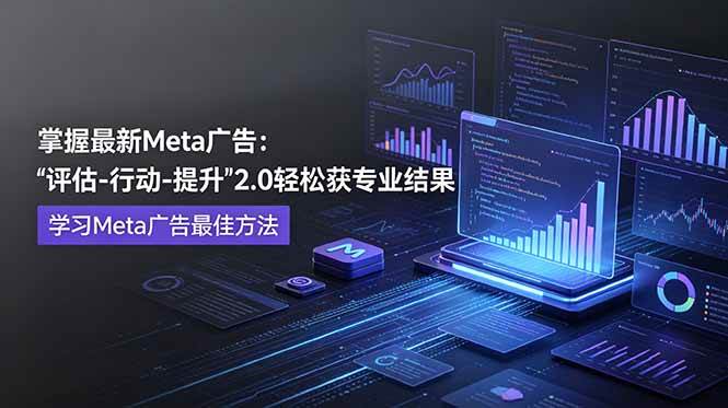 （18972期）掌握最新的Meta广告，通过“评估-行动-提升”2.0版本轻松获得专业级结果。学习目前学习Meta广告的最佳方法-邪修侠 - 演示