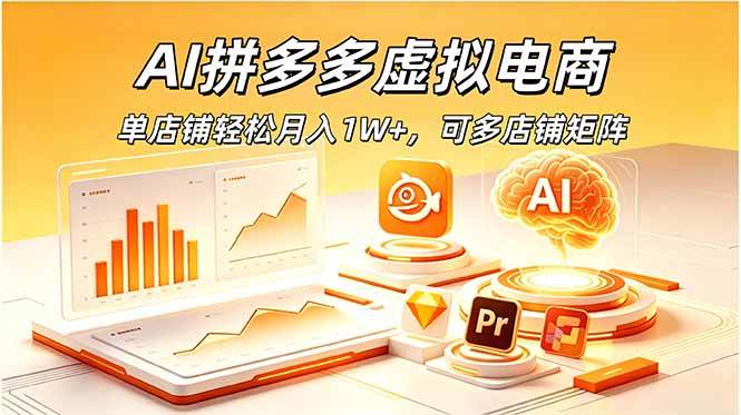 (18987期)AI拼多多虚拟电商,单店铺轻松月入1W+,可多店铺矩阵-小栈博客测试网