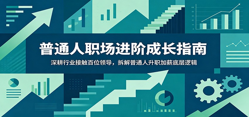普通人职场进阶成长指南：深耕行业接触百位领导，拆解普通人升职加薪底层逻辑-小栈博客