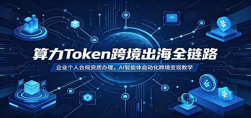 算力Token跨境出海全链路：企业个人合规资质办理，AI智能体自动化跨境变现教学-小栈博客