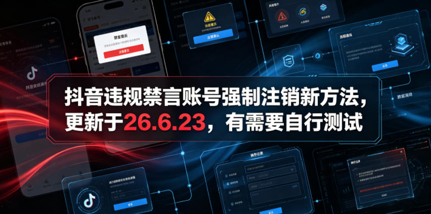 2023抖音SEO解封/注销攻略：违规账号SEO恢复秘籍_趣客盟