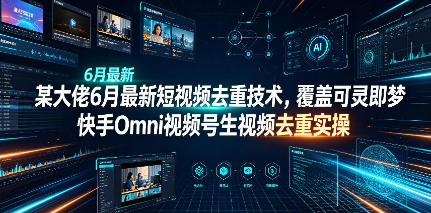 快手Omni视频号短视频去重技巧：6月深度改写查重策略全揭秘_趣客盟