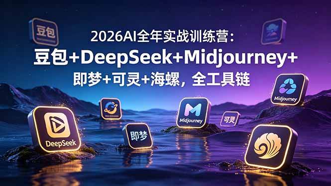 （19038期）2026AI全年实战训练营：豆包+DeepSeek+Midjourney+即梦+可灵+海螺，全工具链-邪修侠 - 演示