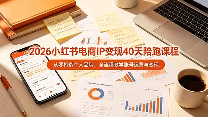 (19103期)2026小红书电商IP变现40天陪跑课程-11期,从零打造个人品牌,全流程教学账号运营与变现 (19103期)2026小红书电商IP变现40天陪跑课程-11期,从零打造个人品牌,全流程教学账号运营与变现