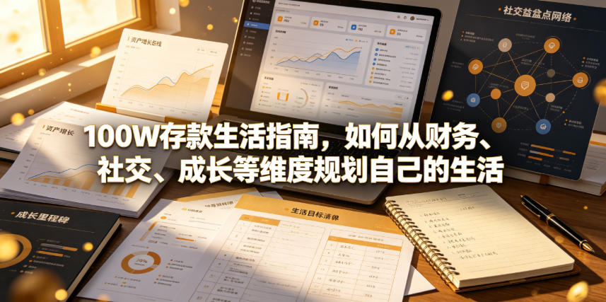 付费文章:100W存款生活指南,如何从财务、社交、成长等维度规划自己的生活 付费文章:100W存款生活指南,如何从财务、社交、成长等维度规划自己的生活