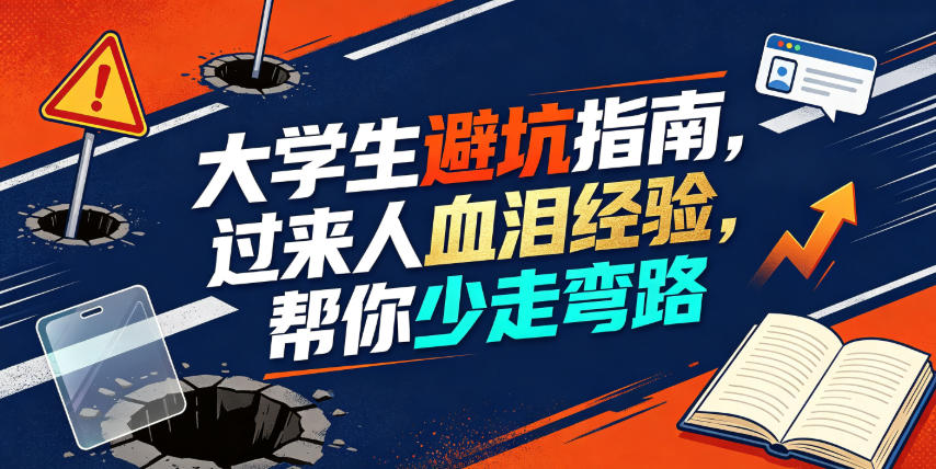某公众号付费文章：大学生避坑指南，过来人血泪经验，帮你少走弯路-情久项目网