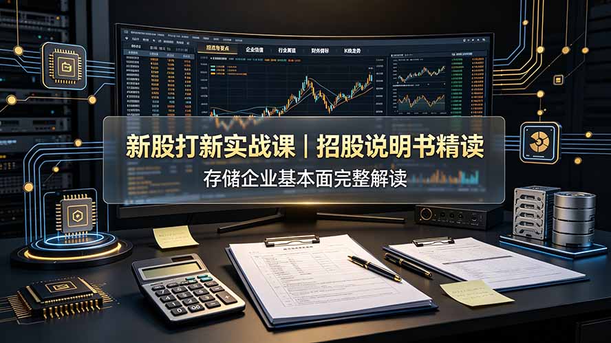 付费文章：新股打新实战课｜招股说明书精读，存储企业基本面完整解读-怪兽网创俱乐部