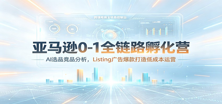 亚马逊0-1全链路孵化营:AI选品竞品分析,Listing广告爆款打造低成本运营-邪修侠 - 演示