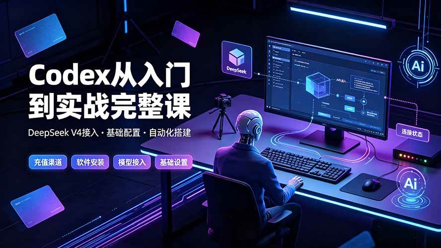 (19257期)Codex从入门到实战完整课|充值·安装·接入DeepSeek,记忆·插件·Skill·CLI·MCP全拆解-邪修侠 - 演示