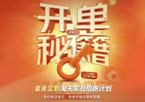 天下网商·淘宝天猫陪跑计划(更新7月)-怪兽网创俱乐部