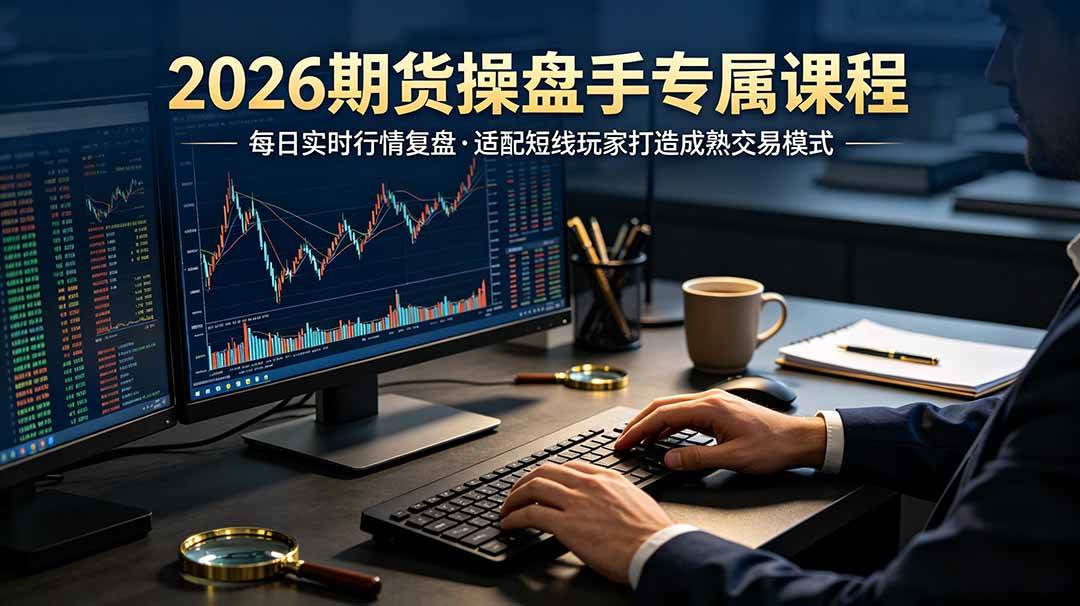 （19300期）2026期货操盘手专属课程-更新7月11，每日实时行情复盘，适配短线玩家打造成熟交易模式-邪修侠 - 演示