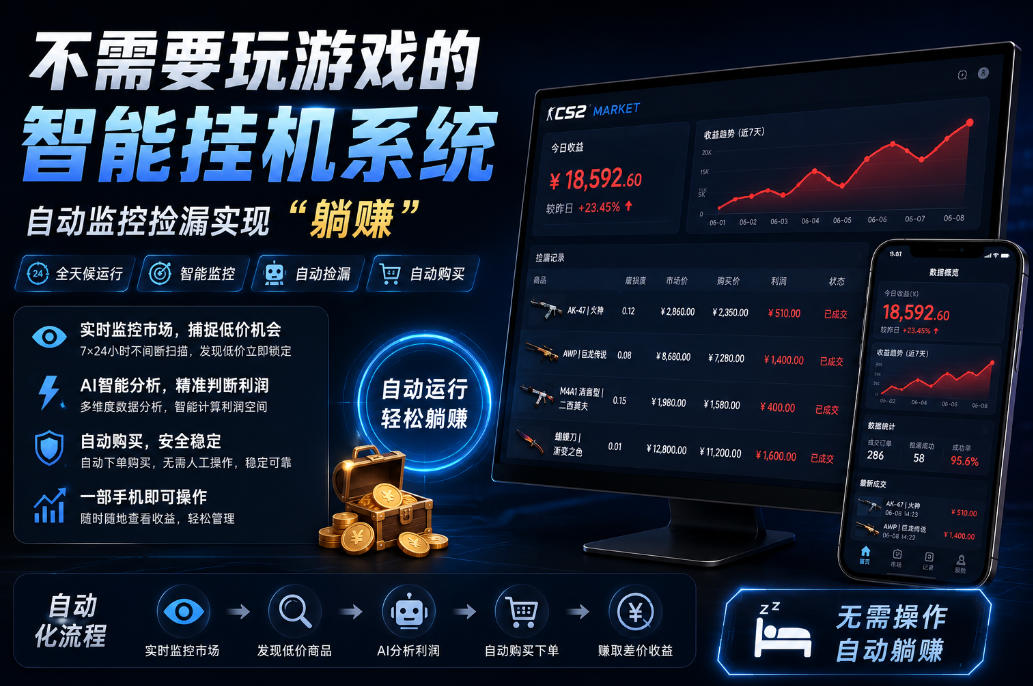不用玩游戏的游戏搬砖项目，无需自己挂G，无需购买任何额外设备，所有数据支持任何形式验证【揭秘】-怪兽网创俱乐部