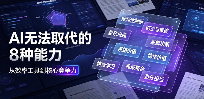 付费文章：AI无法取代的8种能力-情久项目网