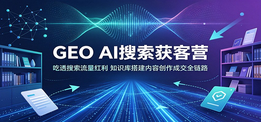GEO AI搜索获客营：吃透搜索流量红利，知识库搭建内容创作成交全链路-邪修侠 - 演示