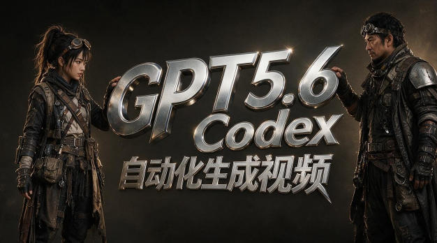 GPT5.6+Codex自动化视频生成：提示词设计×角色设定×封面海报×工作流思路，高效产出AI视频-鹊桥梦网创