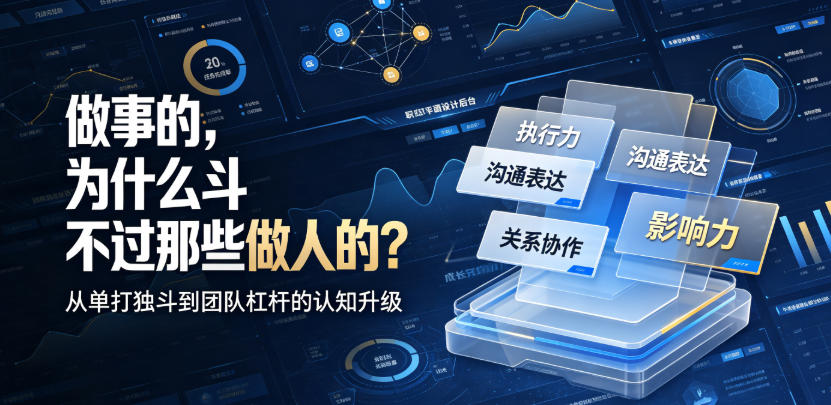 付费文章：做事的，为什么斗不过那些做人的？-情久项目网