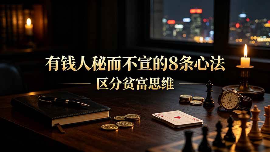 （19413期）付费文章：有钱人秘而不宣的8条心法｜区分贫富思维-小栈博客测试网