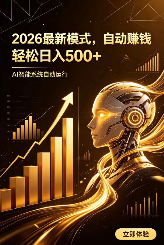 AI智能广告，自动賺钱新模式，轻松日入500+，主业副业都可做，适合任何人群【揭秘】-邪修侠 - 演示