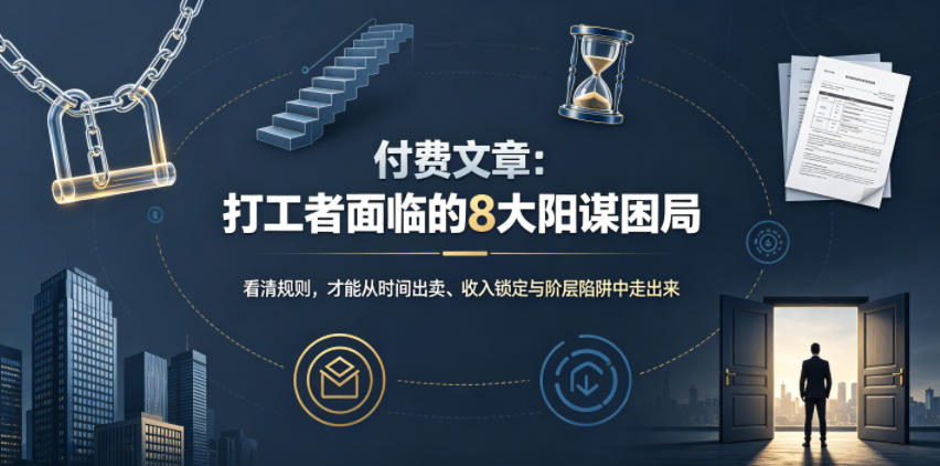 付费文章:打工者面临的8大阳谋困局-多课资源站