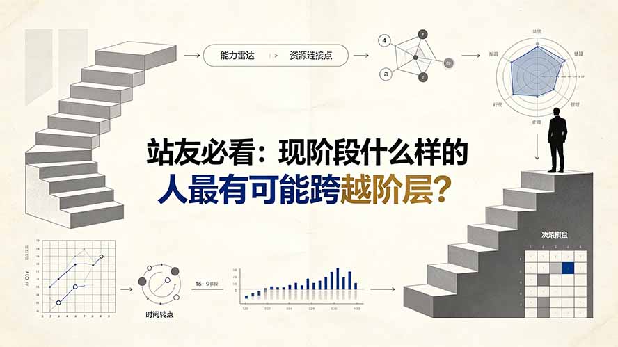 付费文章：站友必看：现阶段什么样的人最有可能跨越阶层?-怪兽网创俱乐部