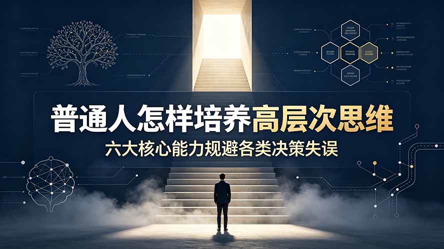 （19479期）付费文章：普通人怎样培养高层次思维，六大核心能力规避各类决策失误-小栈博客测试网