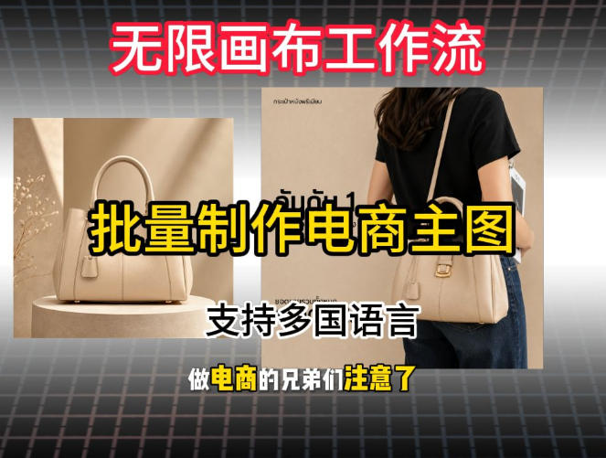 批量复刻电商爆款主图工作流搭建教学，批量下载，支持多国语言，不管是国内电商还是跨境店群都能用-邪修侠 - 演示