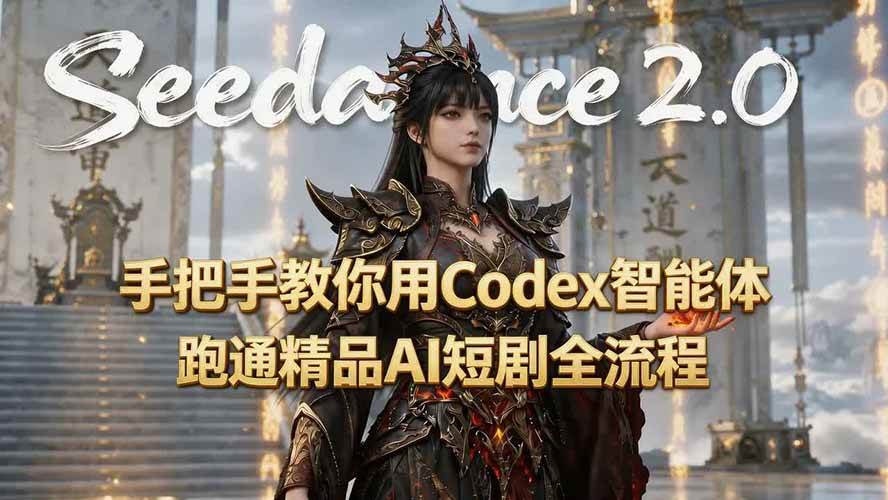 （19507期）手把手教你用Seedance2.0+Codex智能体跑通精品AI短剧全流程（附3种skill技能）-小栈博客测试网
