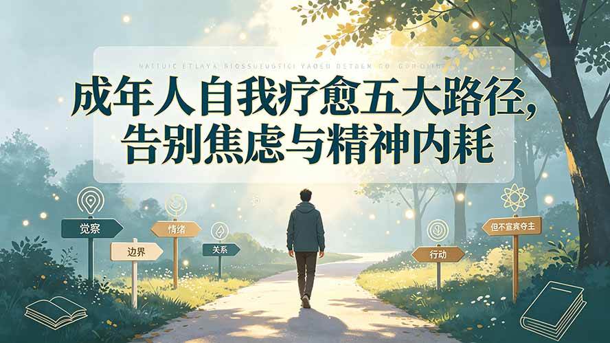 （19516期）付费文章：成年人自我疗愈五大路径，告别焦虑与精神内耗-小栈博客测试网