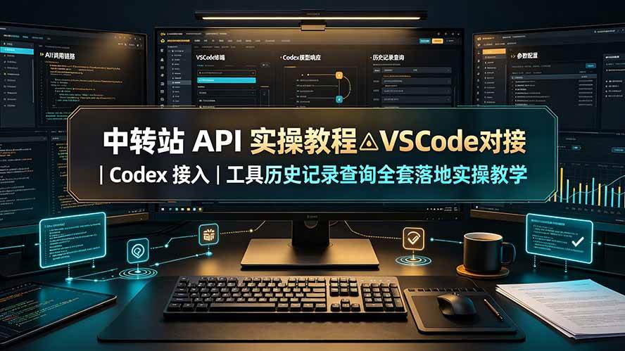 （19520期）中转站 API 实操教程△VSCode 对接｜Codex 接入｜工具历史记录查询全套落地实操教学-小栈博客测试网