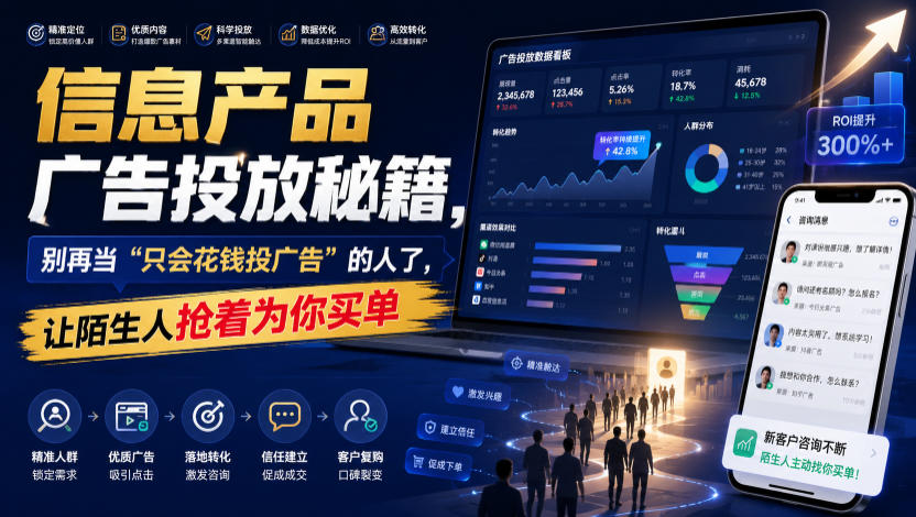 信息产品广告投放秘籍，别再当“只会花钱投广告”的人了，让陌生人抢着为你买单【原创双语字幕】-邪修侠 - 演示