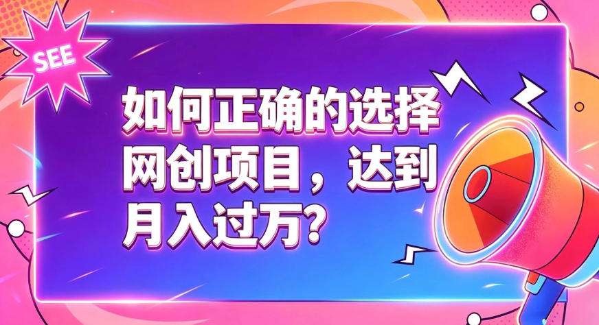 如何正确选择网创项目，避免被割韭菜，达到月入过1W及格线-邪修侠 - 演示