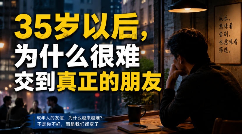 付费文章：35岁以后，为什么很难交到真正的朋友-邪修侠 - 演示
