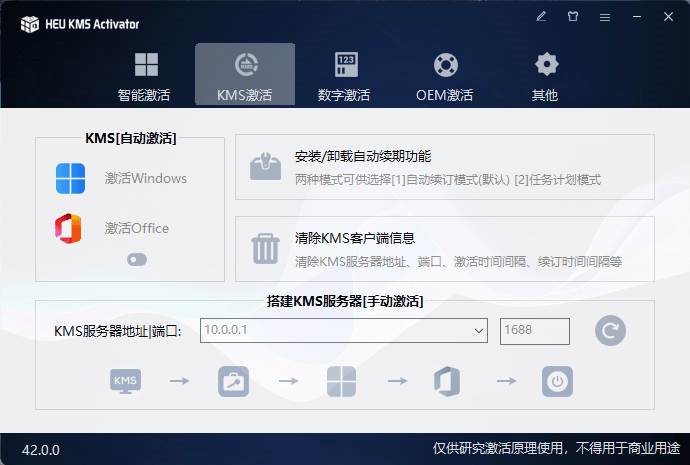 (19600期)一键激活Win系统和Office办公软件,最强电脑激活KMS HUE工具,免费永久可用,支持win系统使用 (19600期)一键激活Win系统和Office办公软件,最强电脑激活KMS HUE工具,免费永久可用,支持win系统使用