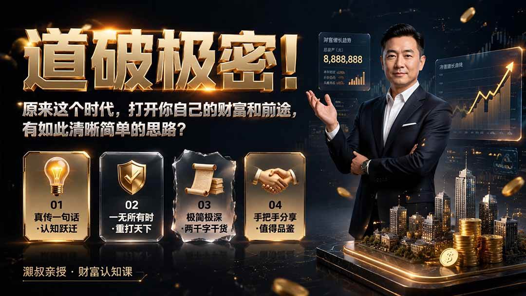 (19661期)付费文章:道破极密!原来这个时代,打开你自己的财富和前途,有如此清晰简单的思路?-小栈博客测试网