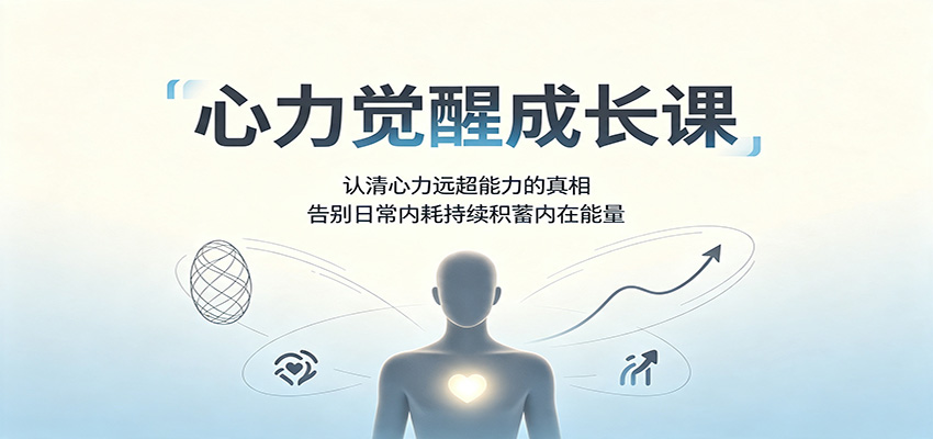 心力觉醒成长课：认清心力远超能力的真相，告别日常内耗持续积蓄内在能量-邪修侠 - 演示
