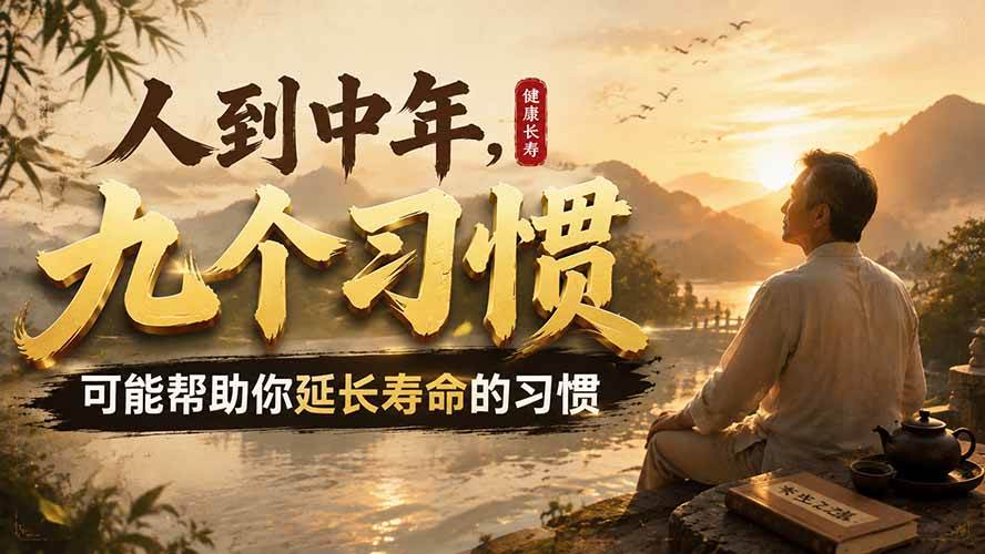 (19707期)付费文章:人到中年,九个可能帮助你延长寿命的习惯-小栈博客测试网