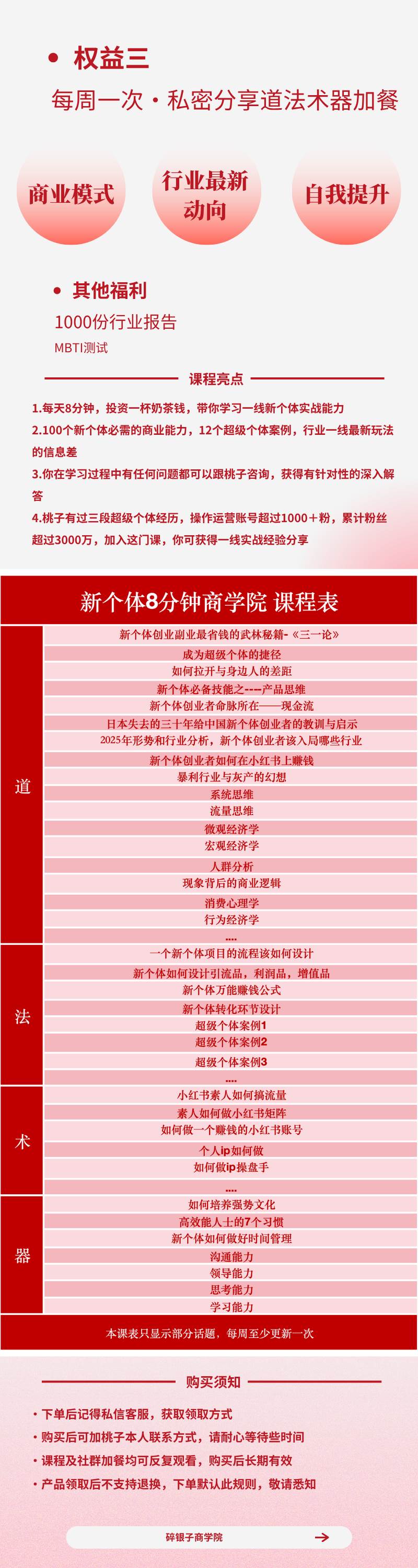 （19738期）AI+新个体创业必修课｜道法术器｜商业逻辑·小红书流量·AI智能体｜低成本打造个人变现小生意全套教学