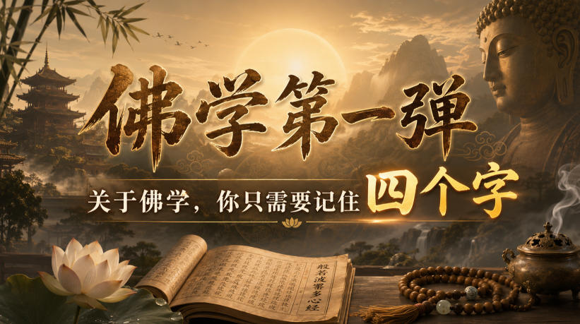 付费文章：佛学第一弹，关于佛学，你只需要记住四个字-怪兽网创俱乐部