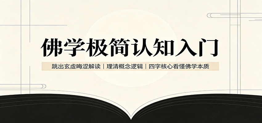 佛学极简认知入门：跳出玄虚晦涩解读，理清概念逻辑，四字核心看懂佛学本质-邪修侠 - 演示