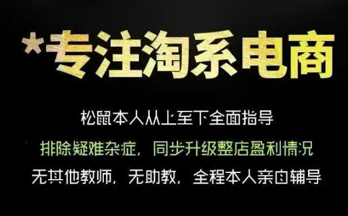 松鼠会电商VIP课程,从基础布局到高阶优化,助你掌握淘宝运营逻辑,提升店铺流量与转化(更新0815)-多课资源站