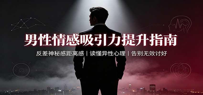 男性情感吸引力提升指南：反差神秘感距离感，读懂异性心理，告别无效讨好-怪兽网创俱乐部