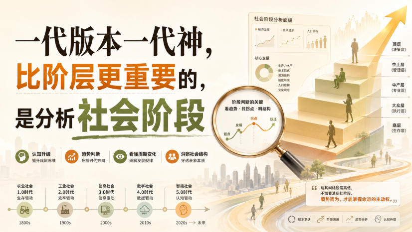 付费文章：一代版本一代神，比阶层更重要的，是分析社会阶段-邪修侠 - 演示