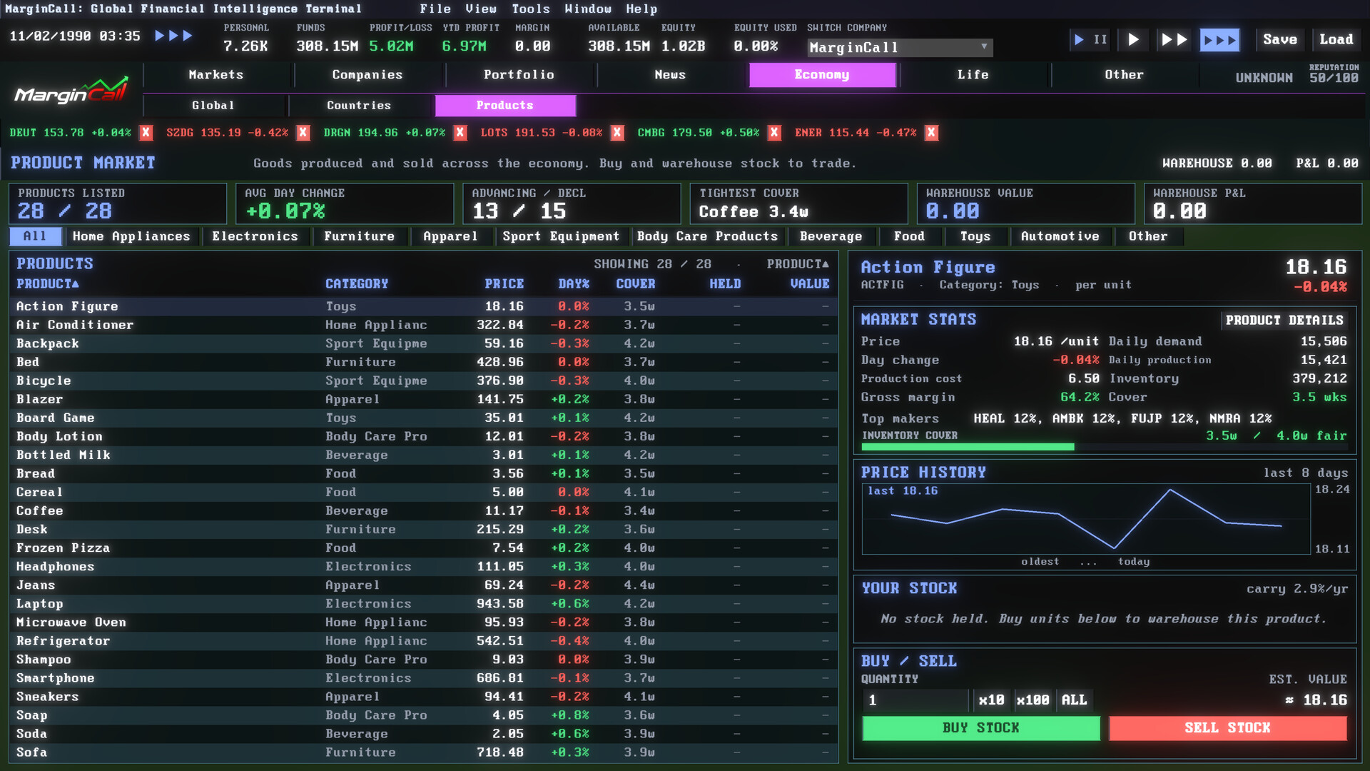 全球金融情报终端/追缴保证金/MarginCall 新游发布