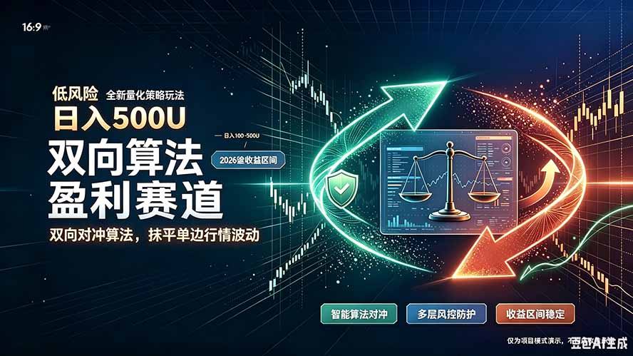 算法对冲/EA量化，日入500刀，躺着赚钱！你把它当做“自动提款机”，它把你就爆了-怪兽网创俱乐部