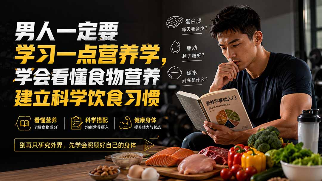 付费文章：男人一定要学习一点营养学，学会看懂食物营养建立科学饮食习惯-怪兽网创俱乐部