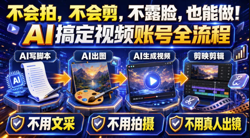 AI短视频起号实战项目，用AI做视频起号，45天涨粉12W，一条广告8.5k，广告接到手软，引流、变现两不误！-邪修侠 - 演示