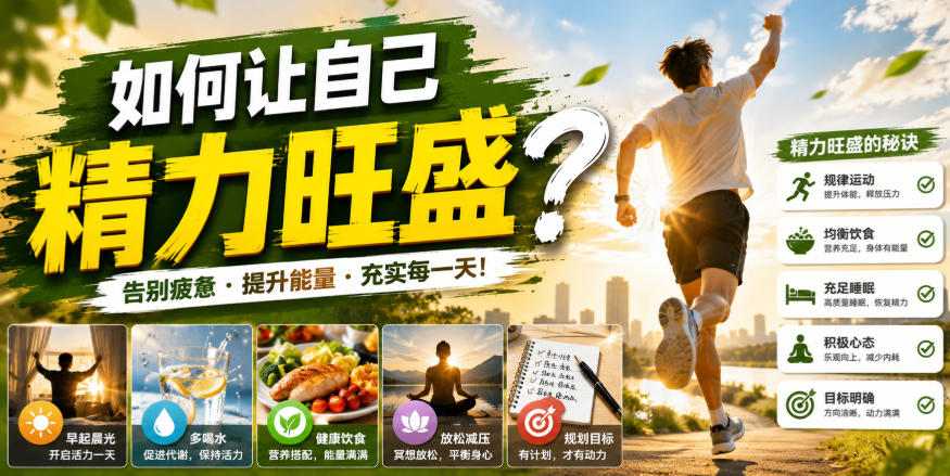 付费文章：如何让自己精力旺盛？-怪兽网创俱乐部