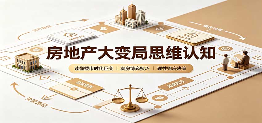 房地产大变局思维认知：读懂楼市时代巨变，卖房博弈技巧，理性购房决策-邪修侠 - 演示